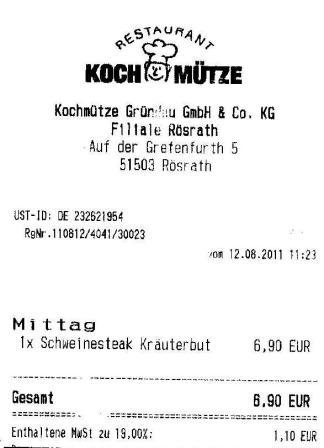 emhl Hffner Kochmtze Restaurant